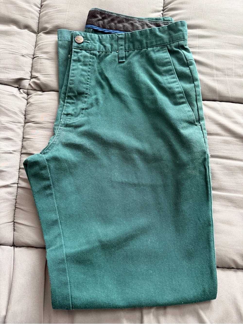 Volcom Forest Green Men's Chino Pants
